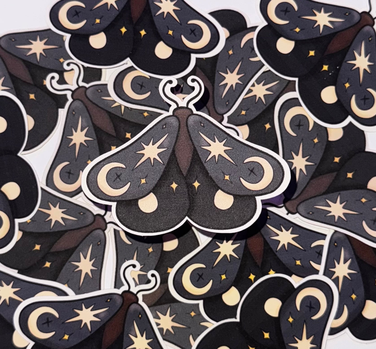 Lunar Moth Sticker