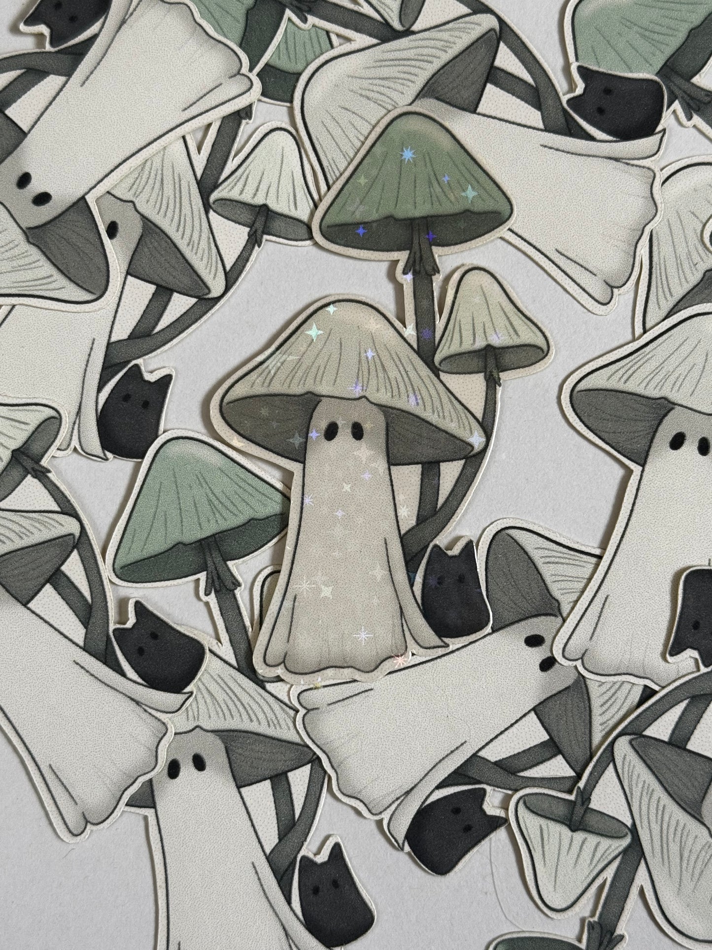 Ghostie Mushroom Sticker