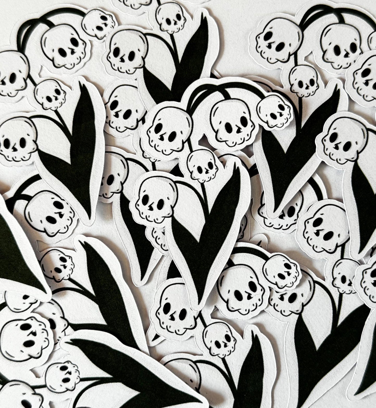 Skull Drops Sticker