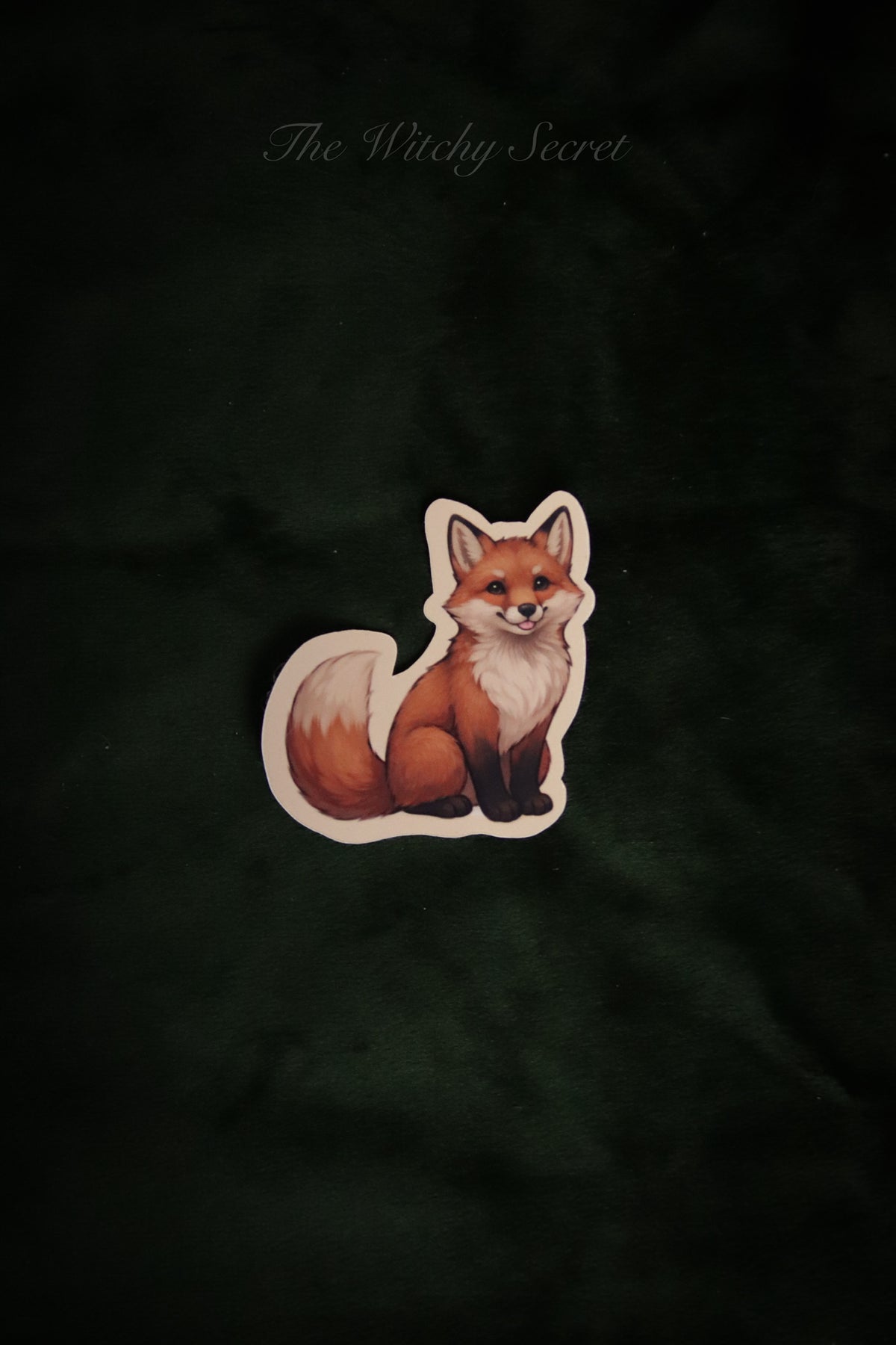 Happy Lil Fox Sticker