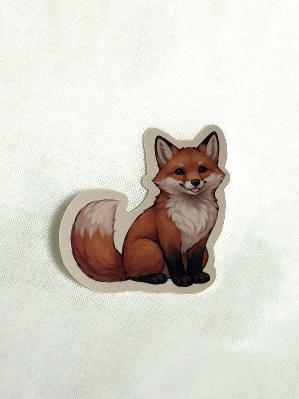 Happy Lil Fox Sticker
