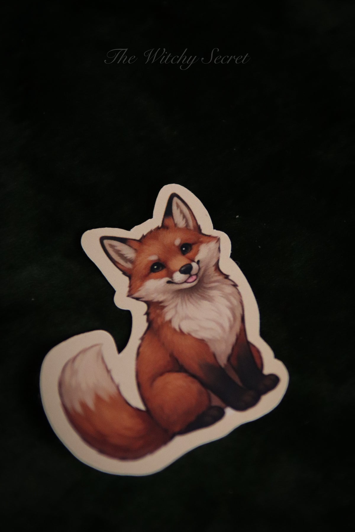 Happy Lil Fox Sticker