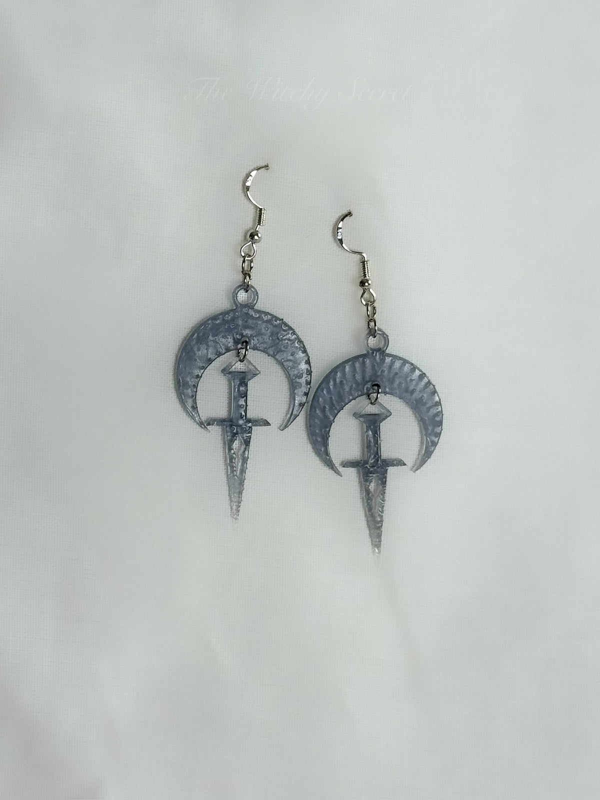 Moon and Dagger Earrings