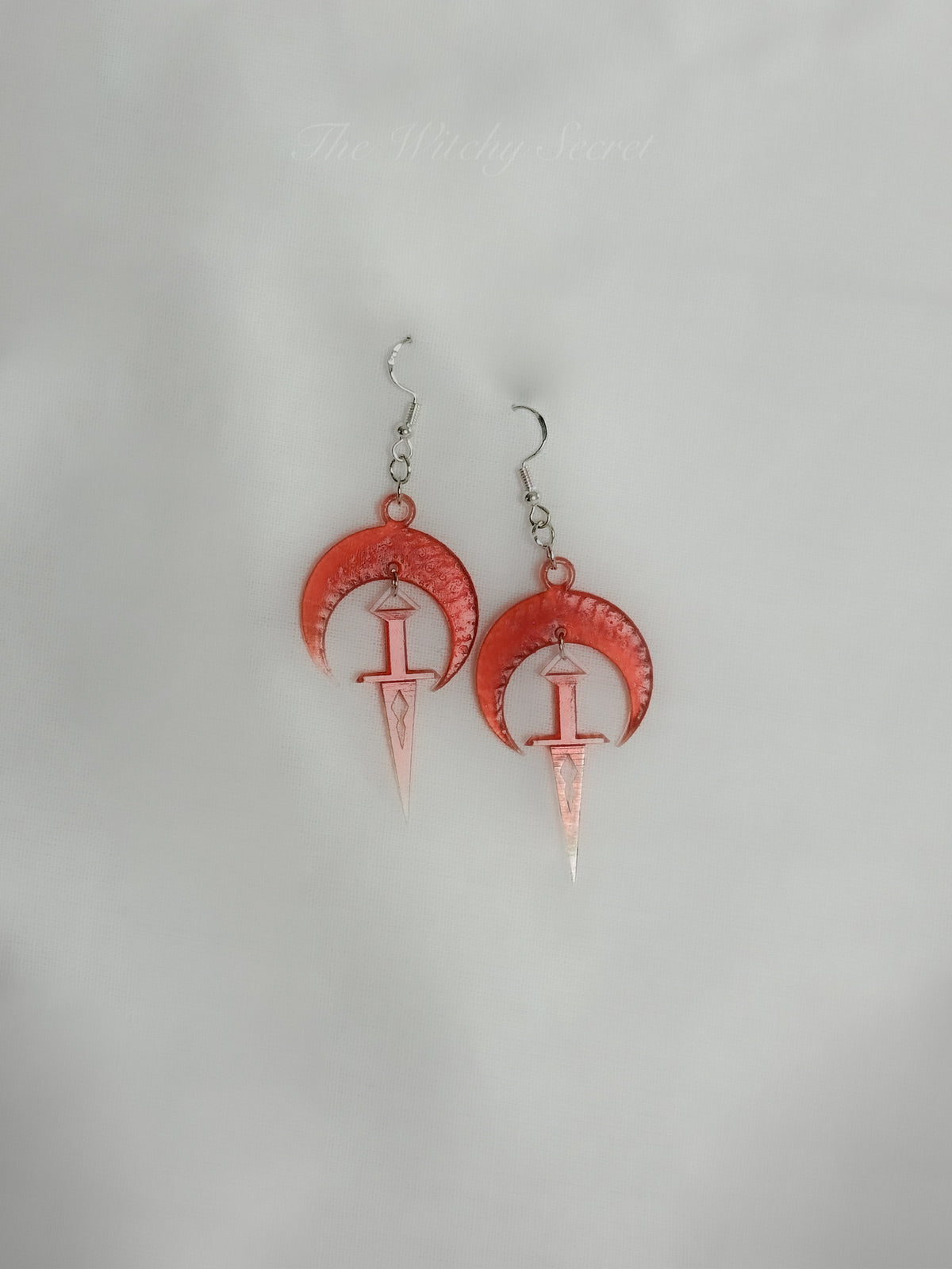 Moon and Dagger Earrings