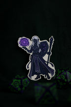 Spellcaster / Wizard Drow Vinyl Sticker