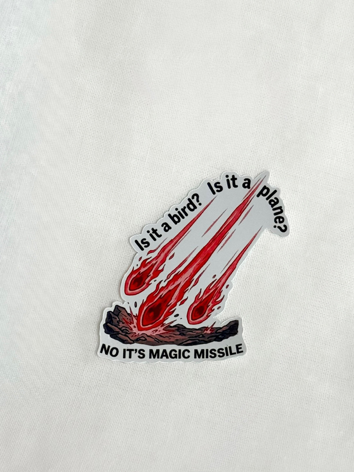 Magic Missile Vinyl Sticker