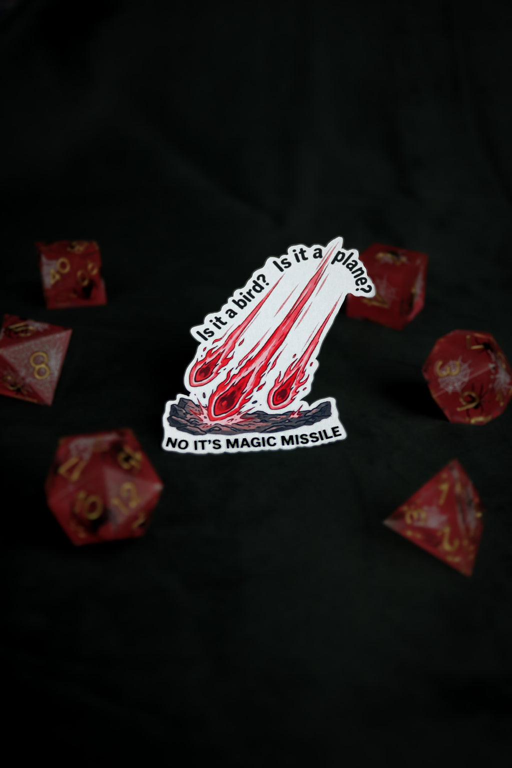 Magic Missile Vinyl Sticker
