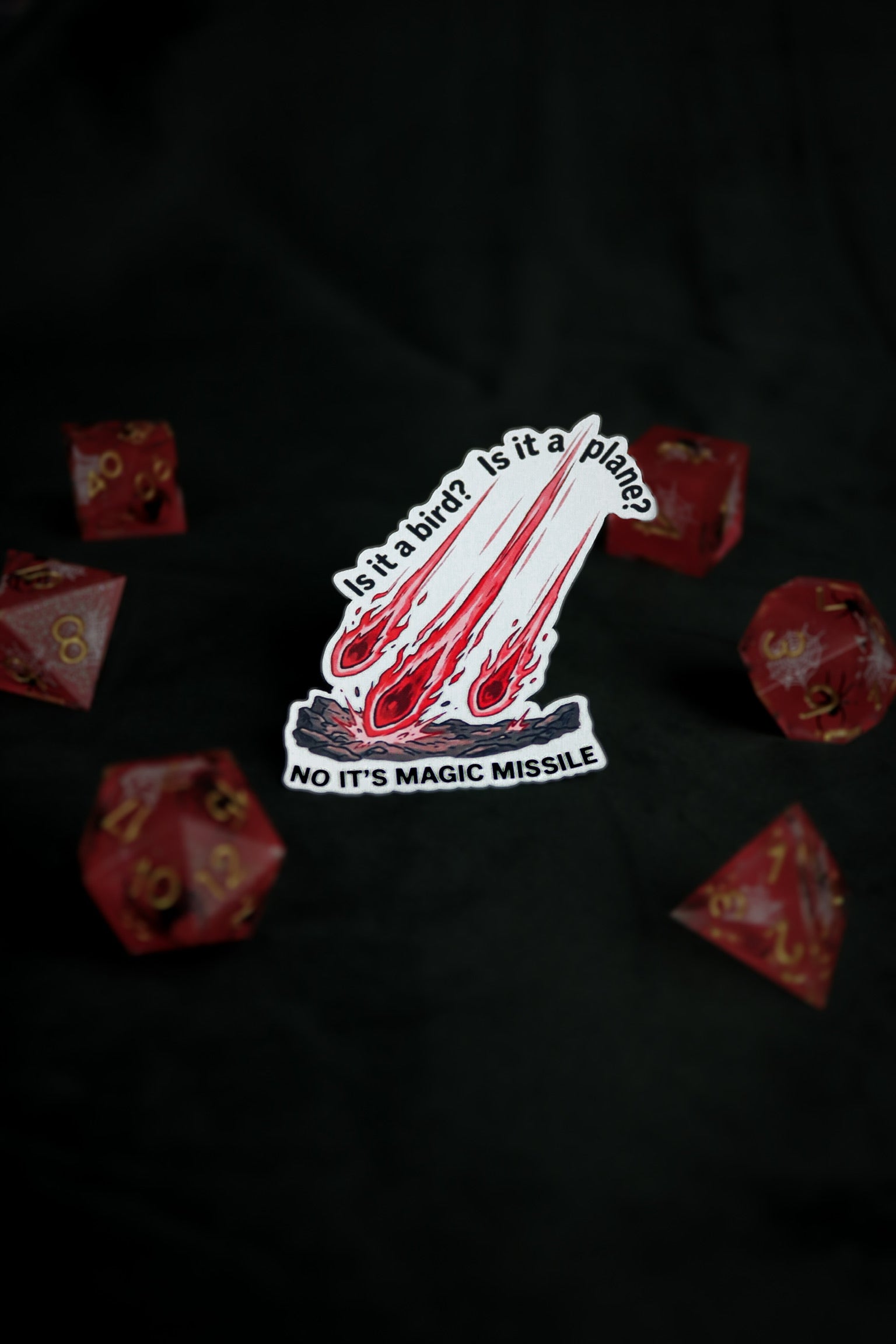 Magic Missile Vinyl Sticker
