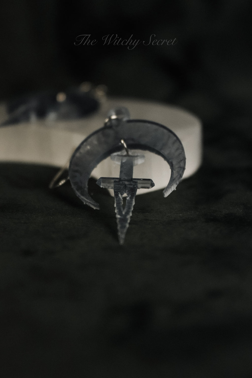 Moon and Dagger Earrings