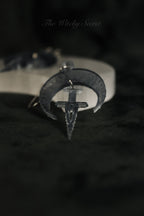 Moon and Dagger Earrings