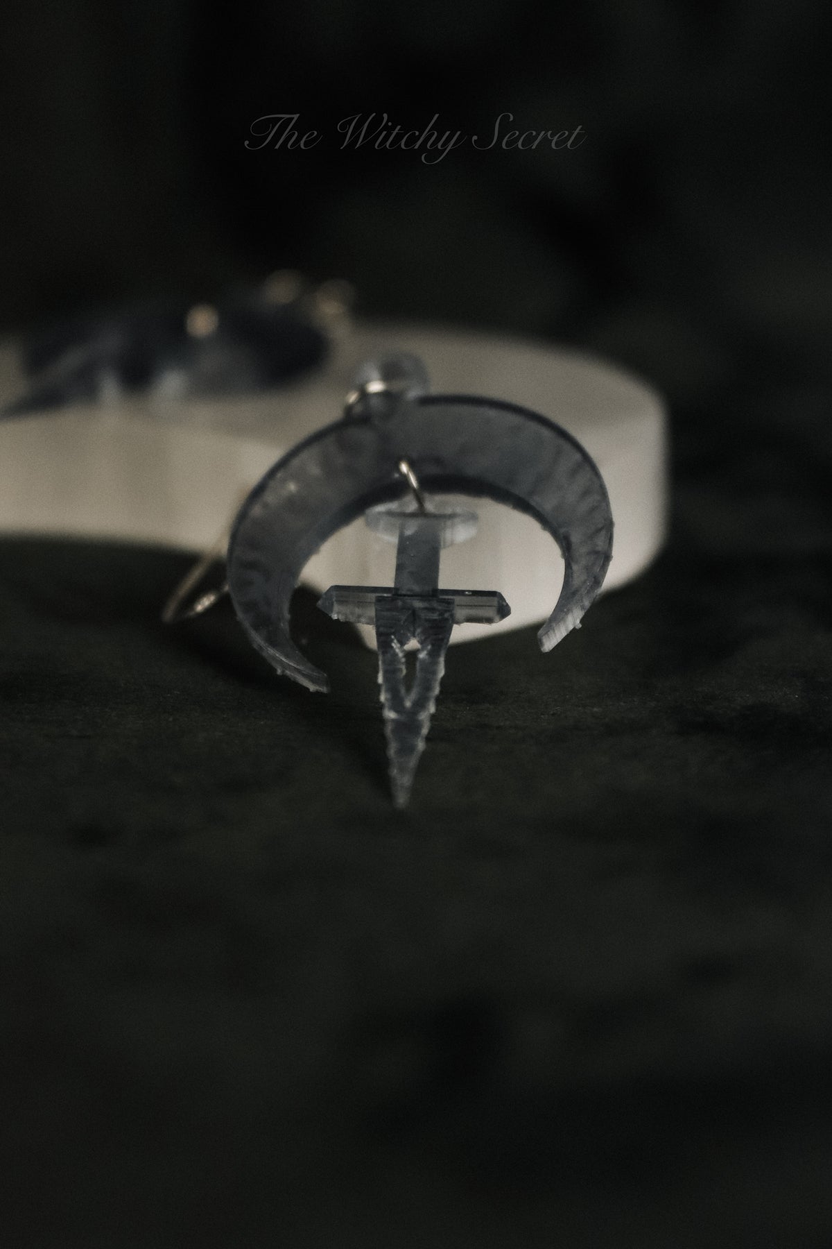 Moon and Dagger Earrings