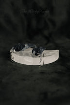Midnight Raven Skull Drop Earings