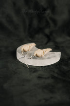 Midnight Raven Skull Drop Earings