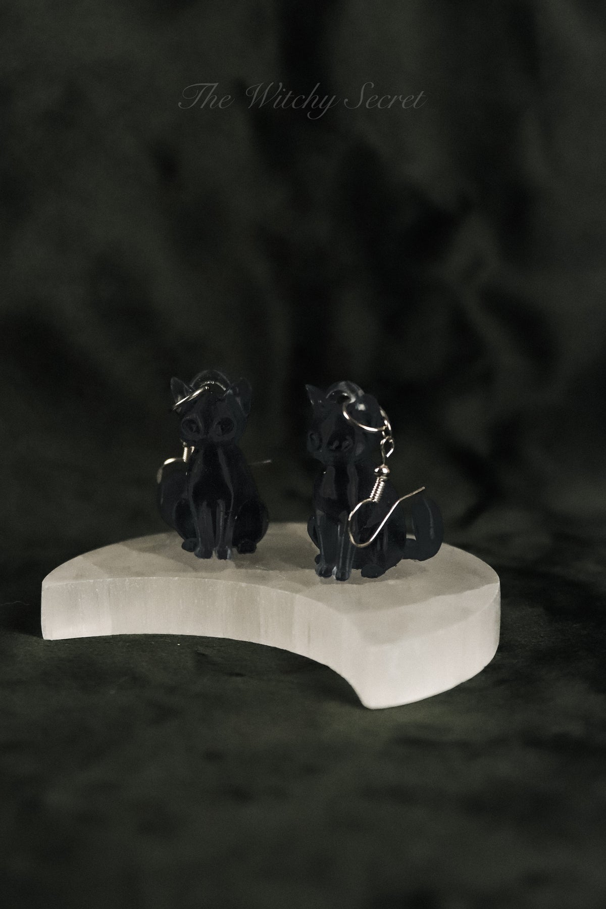 Black Cat Earrings