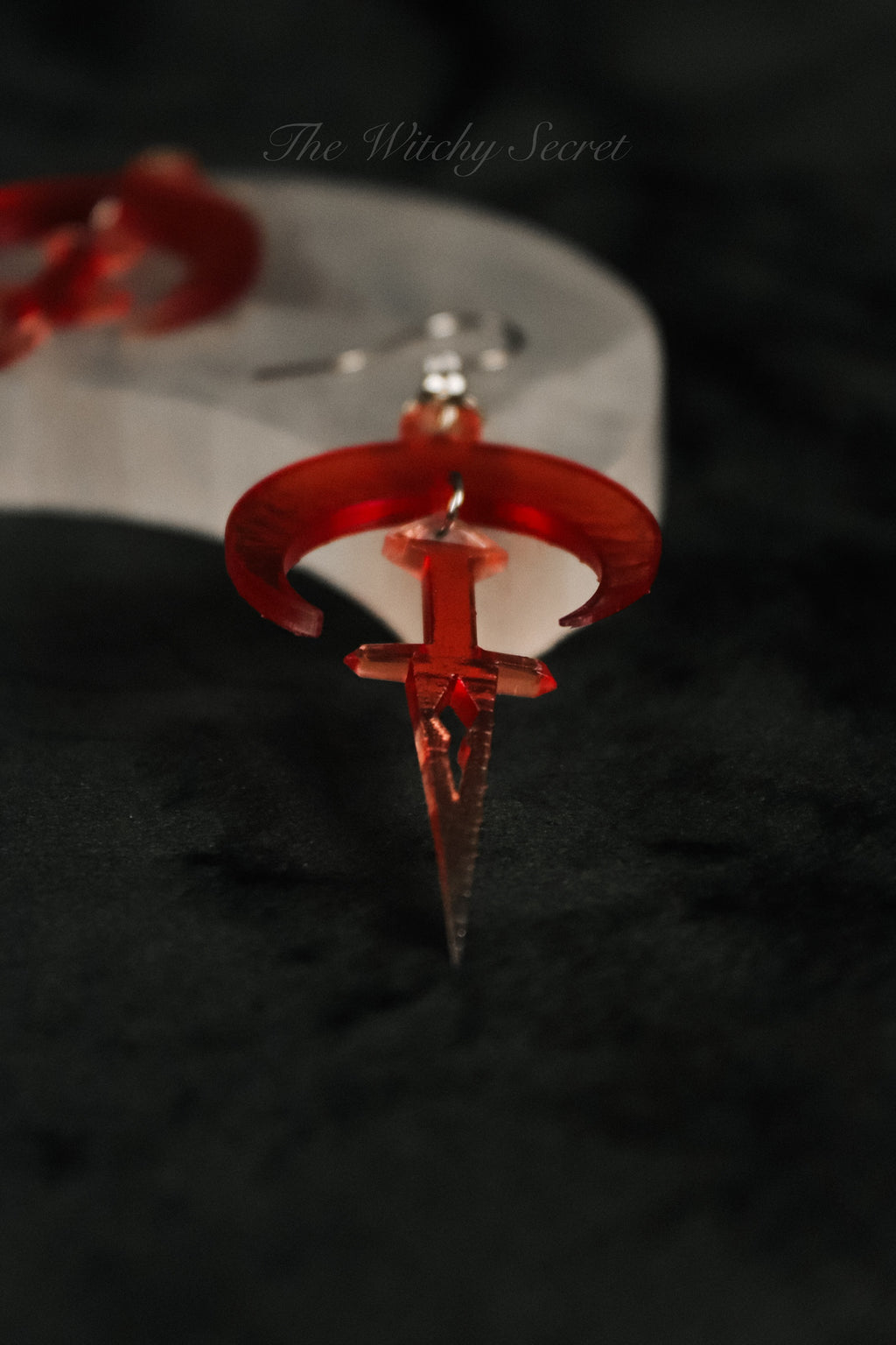 Moon and Dagger Earrings
