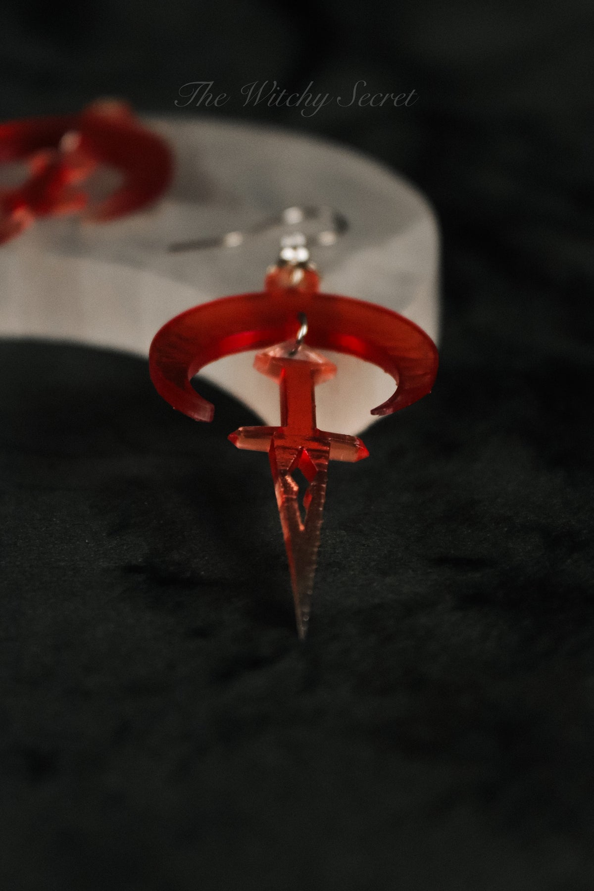 Moon and Dagger Earrings