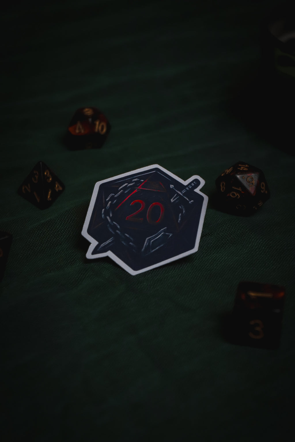 Paladin Oathbreaker D20 Sticker