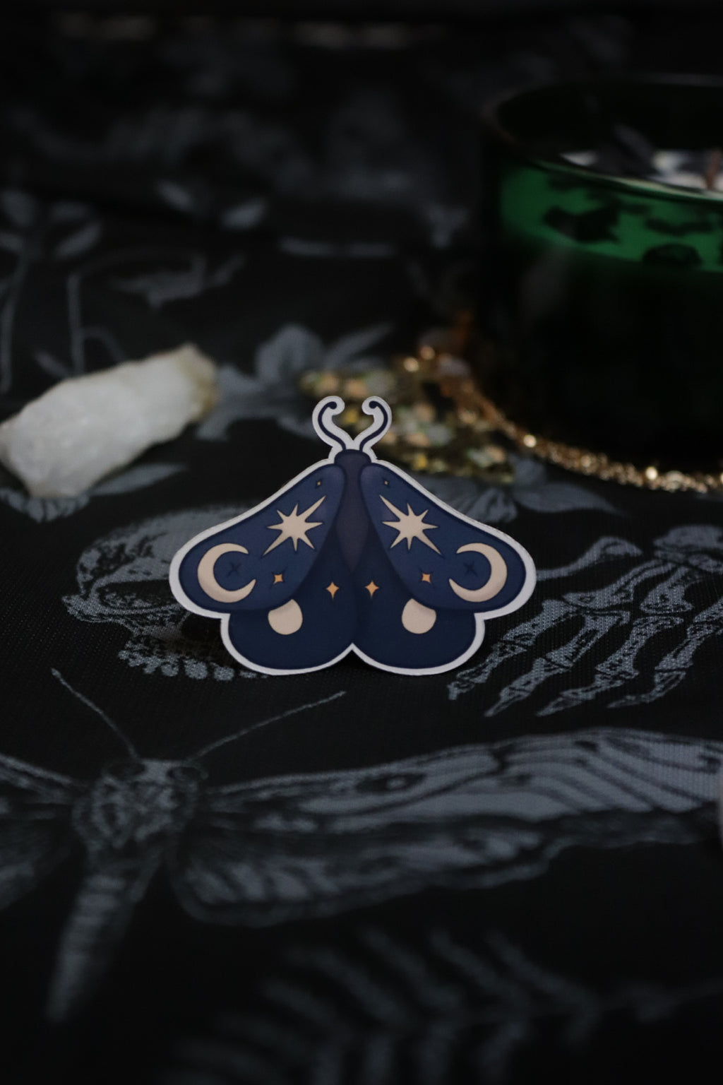 Lunar Moth Sticker