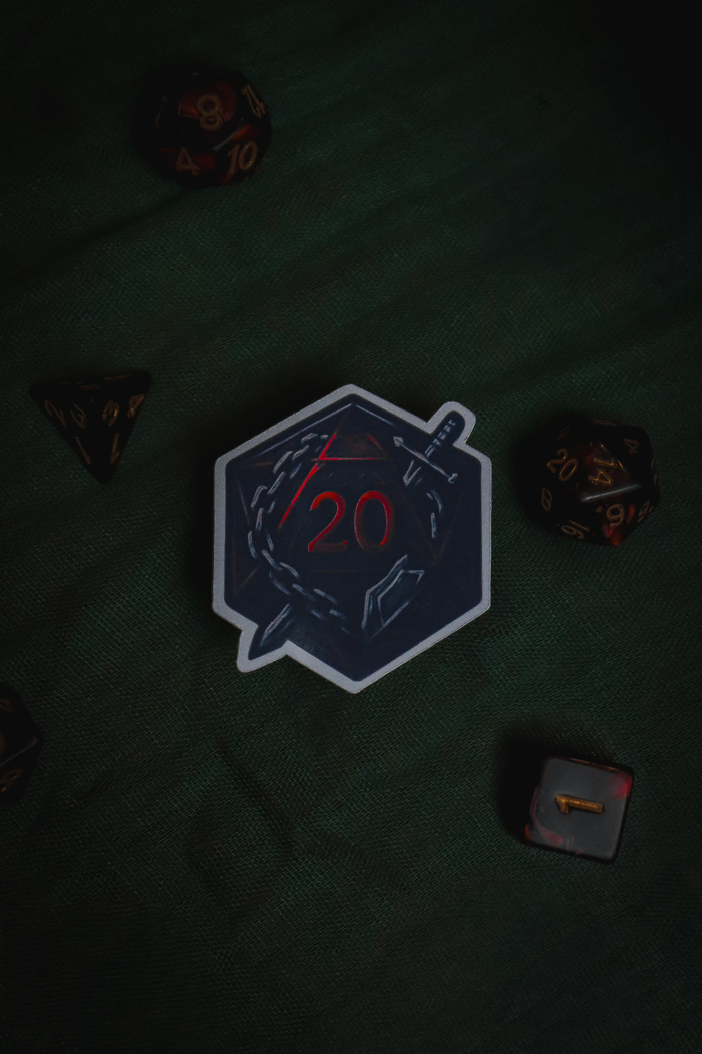 Paladin Oathbreaker D20 Sticker