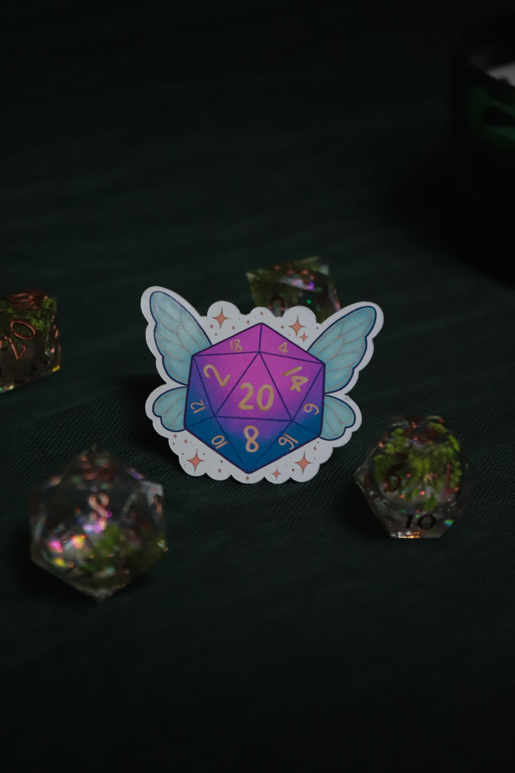 Fairy D20 Sticker